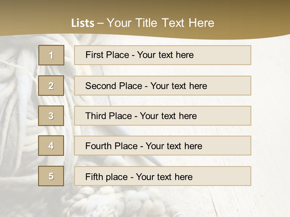 Blanket Comfort Fiber PowerPoint Template