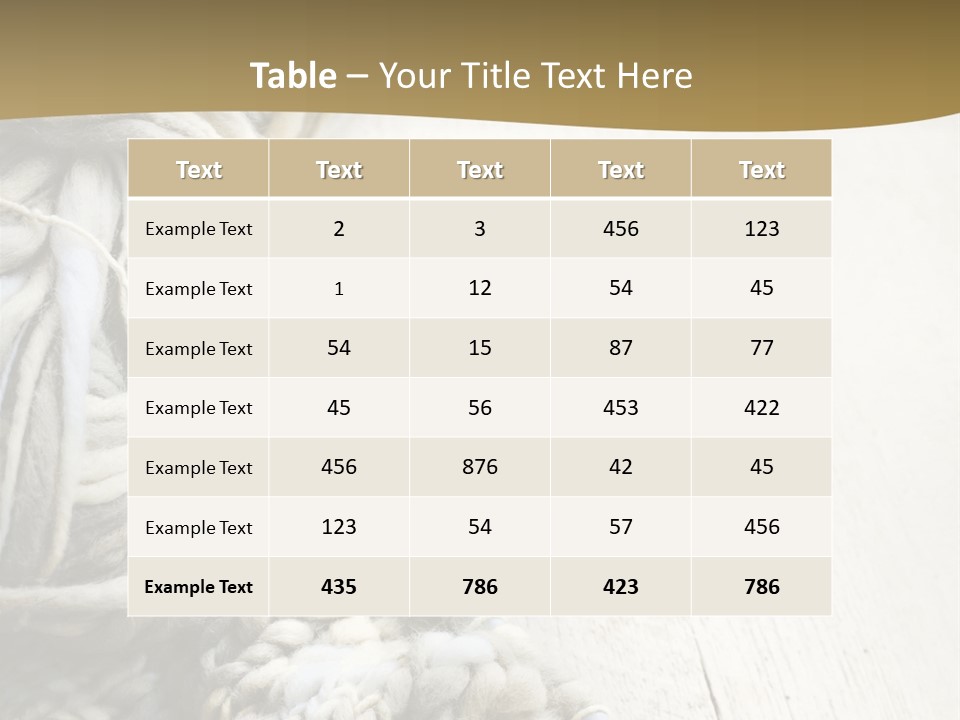 Blanket Comfort Fiber PowerPoint Template