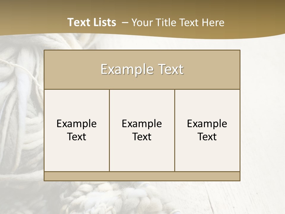 Blanket Comfort Fiber PowerPoint Template