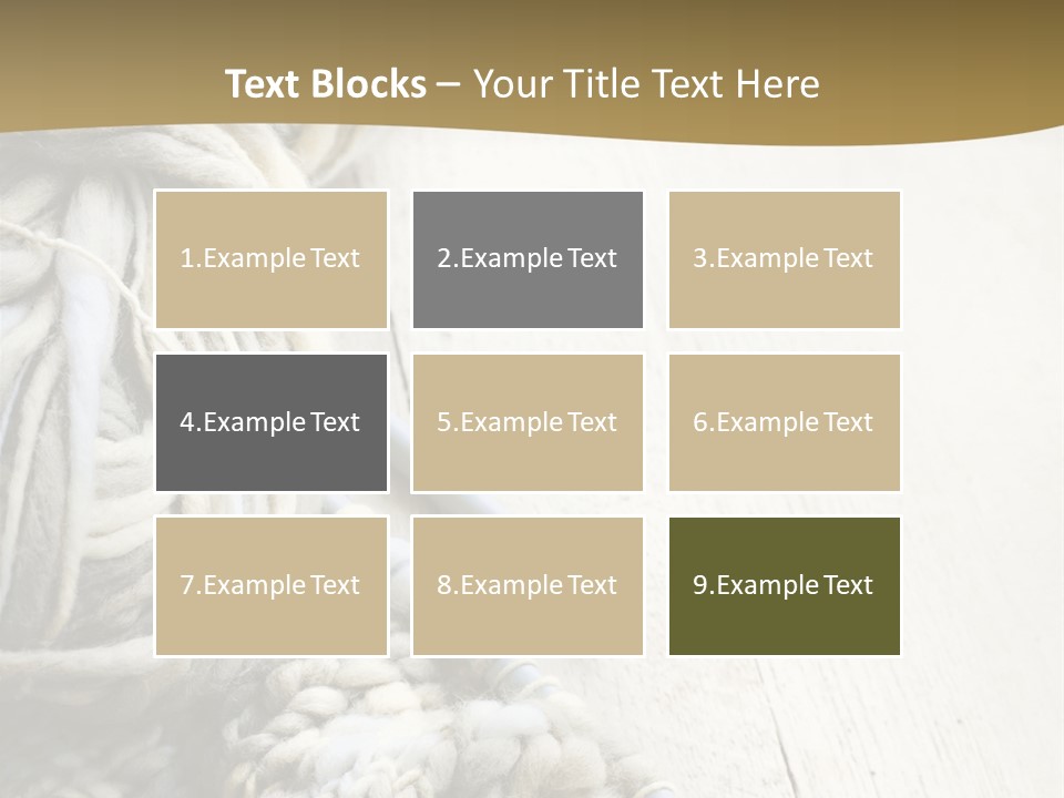 Blanket Comfort Fiber PowerPoint Template