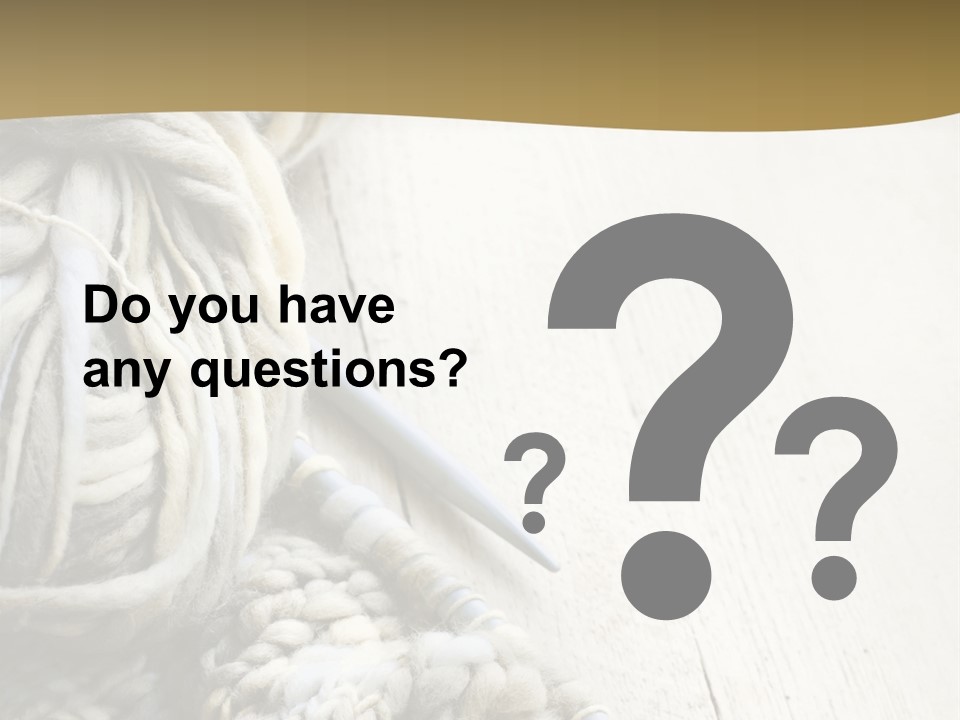 Blanket Comfort Fiber PowerPoint Template