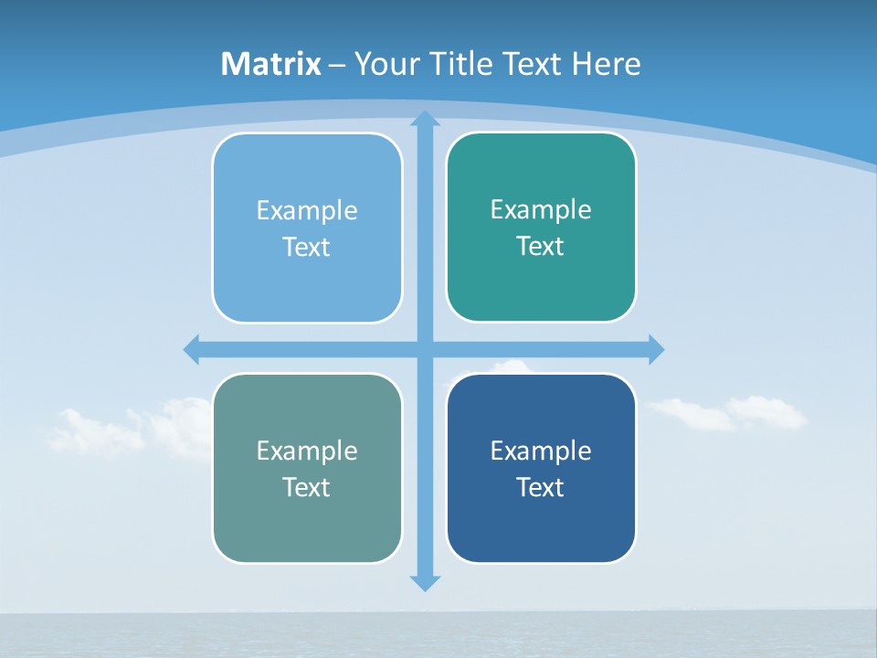 Sky Outdoor Beauty PowerPoint Template