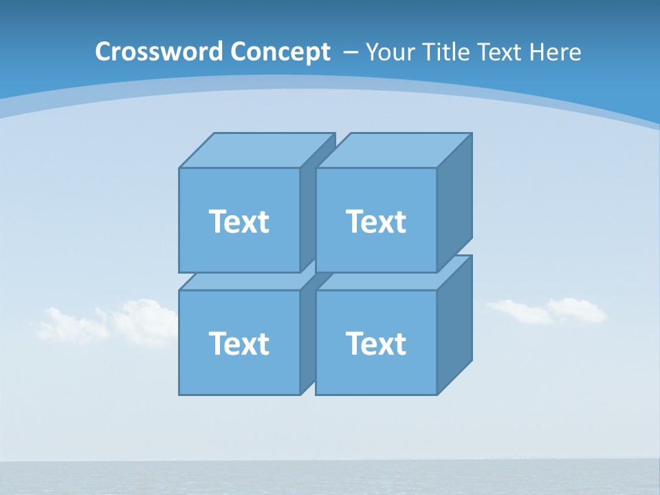Sky Outdoor Beauty PowerPoint Template
