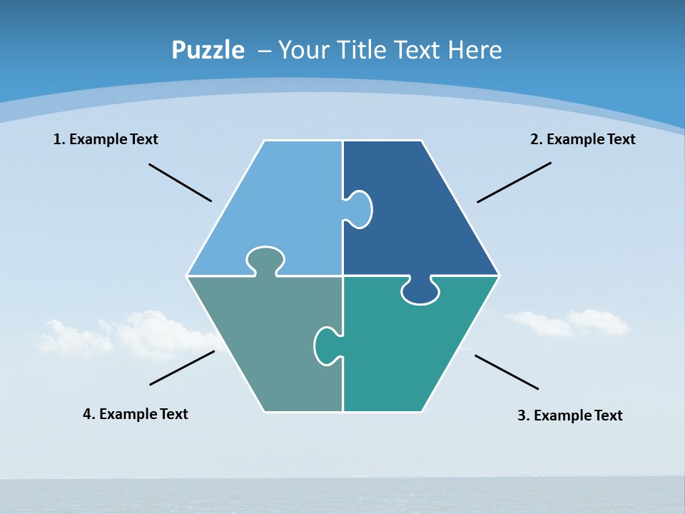 Sky Outdoor Beauty PowerPoint Template