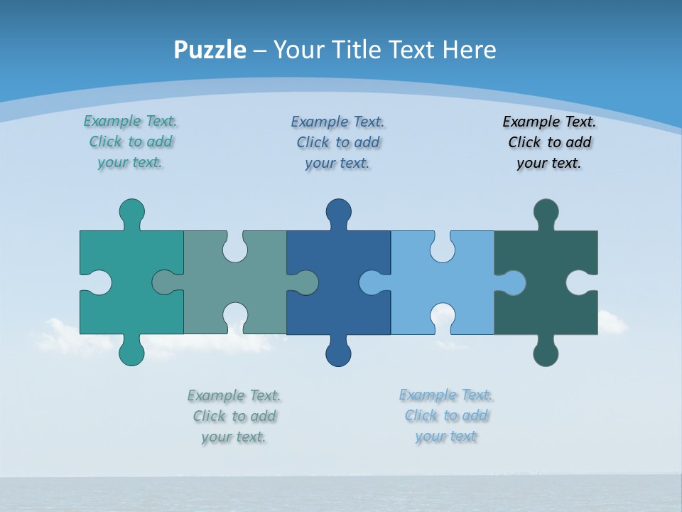 Sky Outdoor Beauty PowerPoint Template