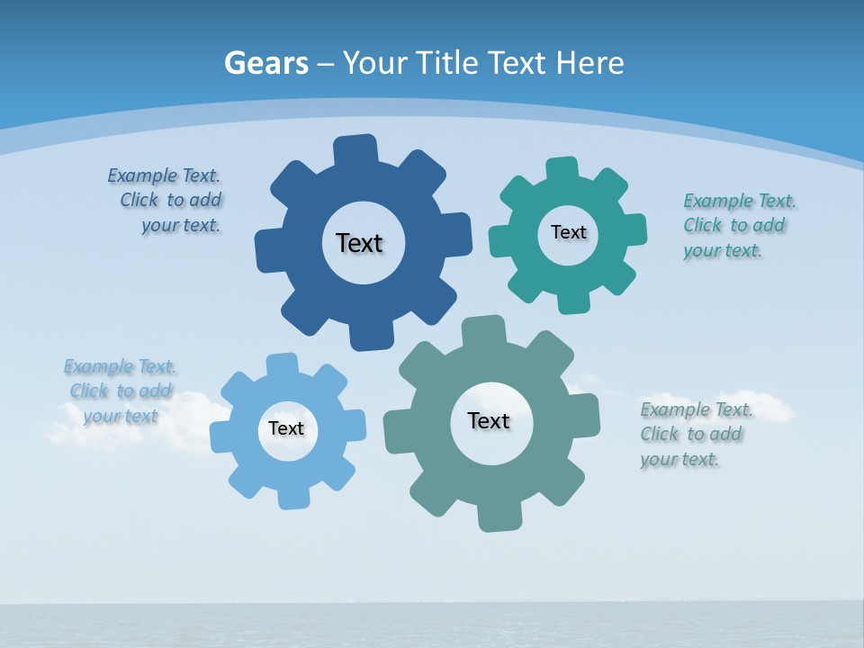 Sky Outdoor Beauty PowerPoint Template