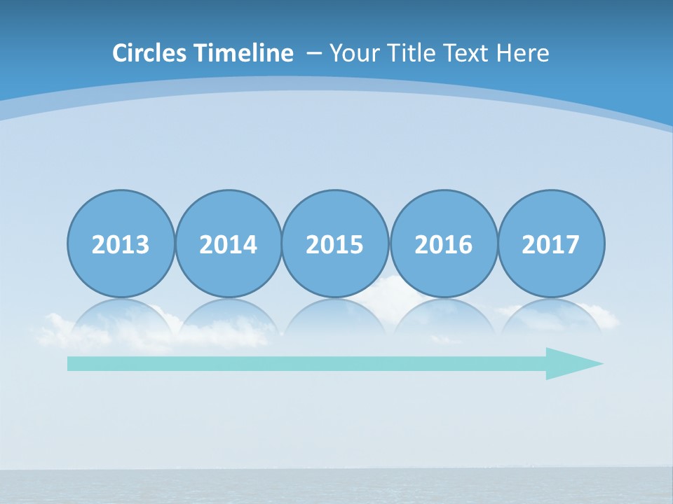 Sky Outdoor Beauty PowerPoint Template