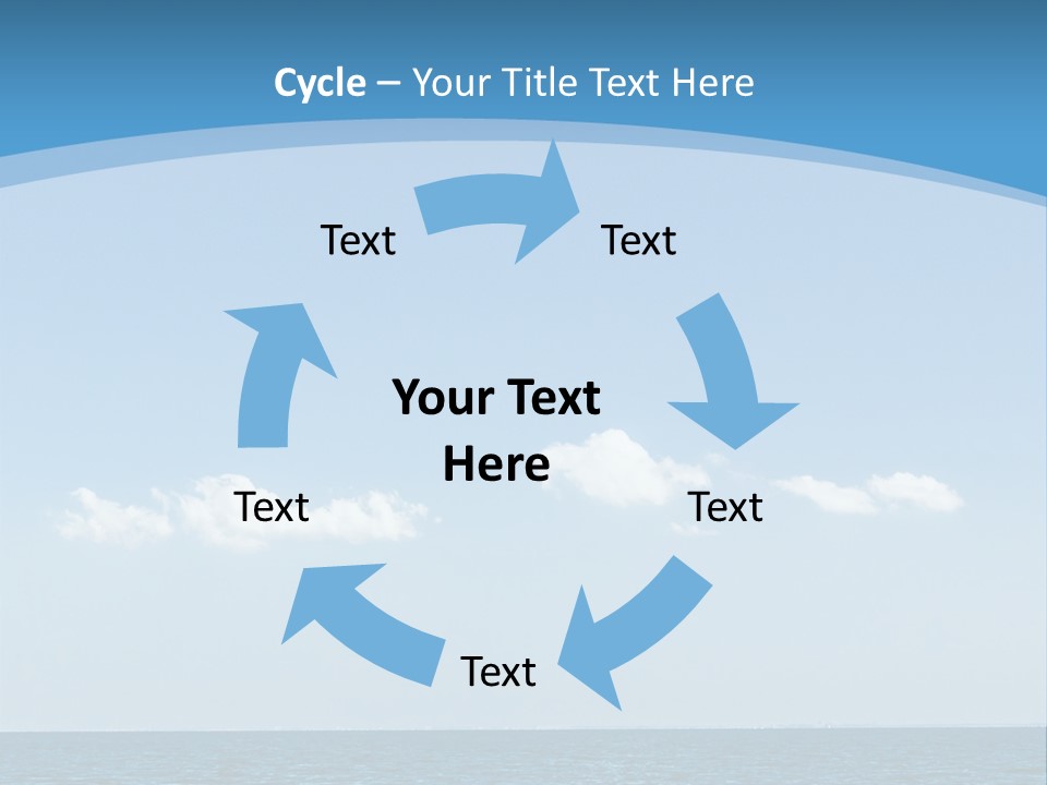 Sky Outdoor Beauty PowerPoint Template