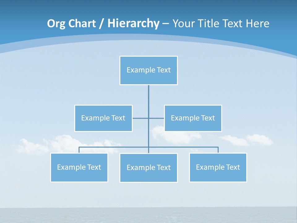 Sky Outdoor Beauty PowerPoint Template