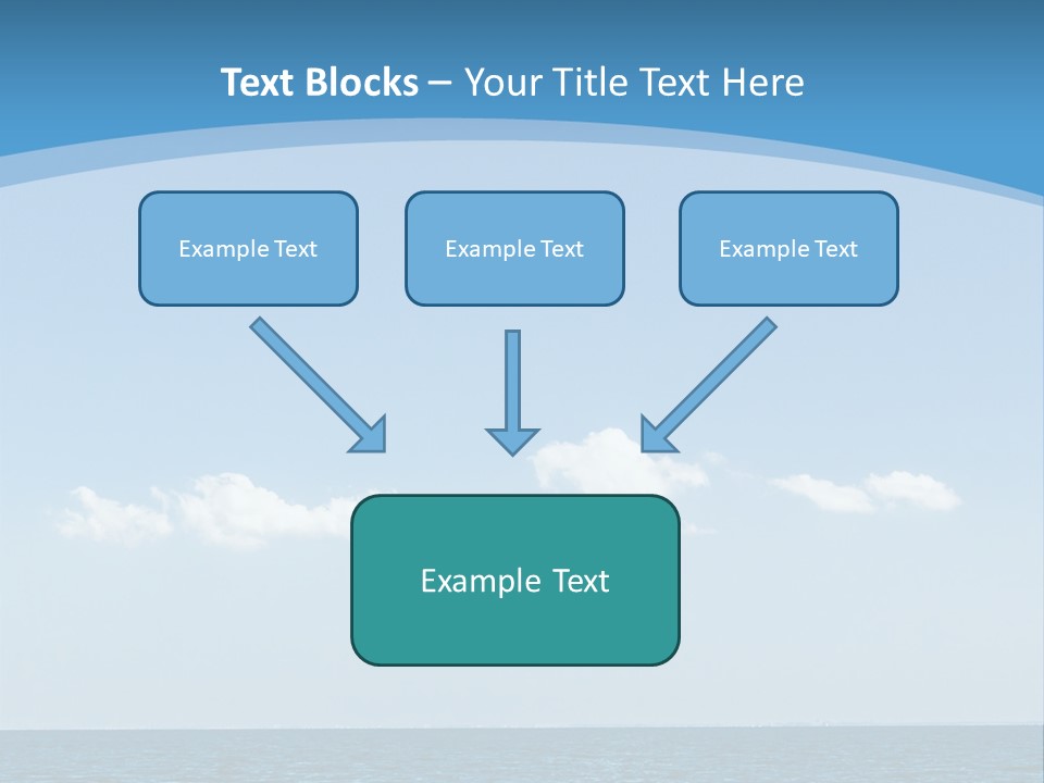 Sky Outdoor Beauty PowerPoint Template
