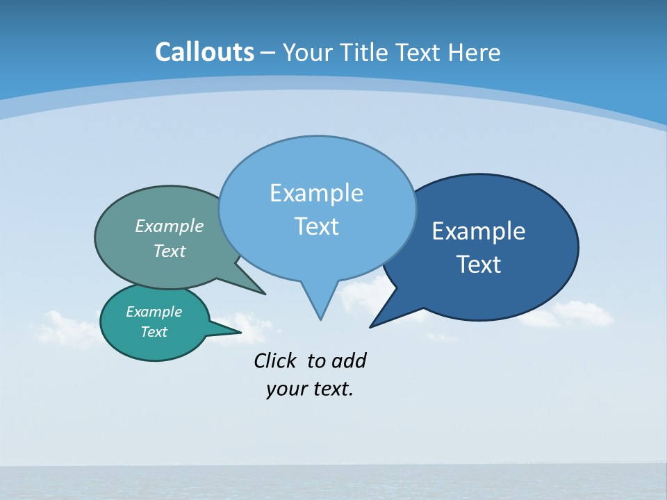 Sky Outdoor Beauty PowerPoint Template