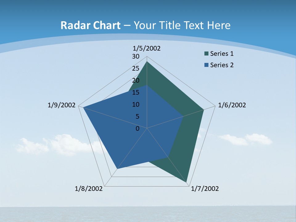 Sky Outdoor Beauty PowerPoint Template