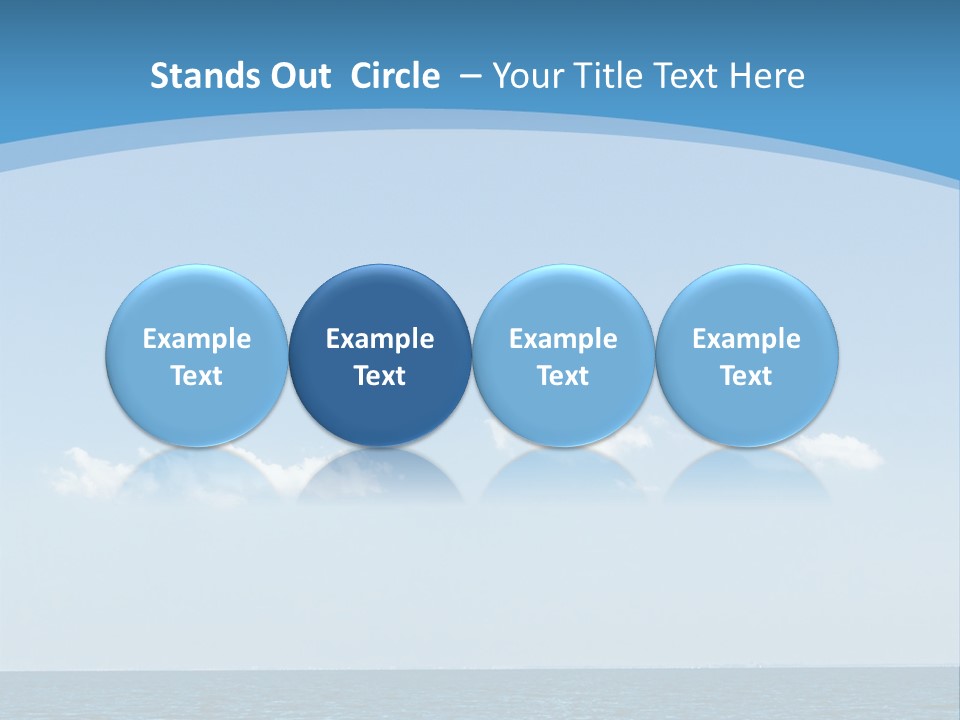 Sky Outdoor Beauty PowerPoint Template