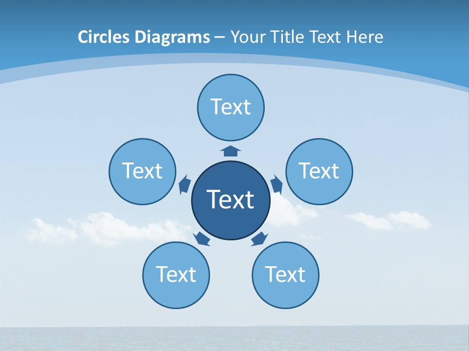 Sky Outdoor Beauty PowerPoint Template