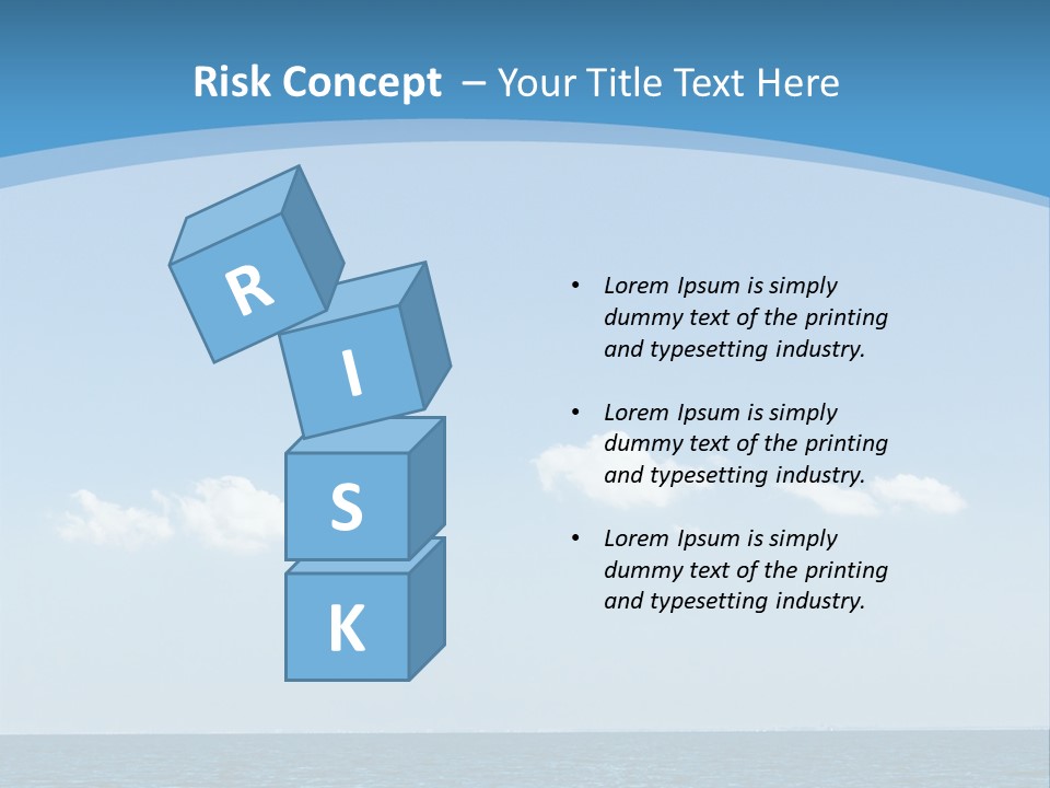 Sky Outdoor Beauty PowerPoint Template