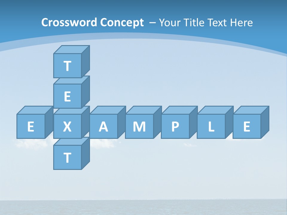 Sky Outdoor Beauty PowerPoint Template