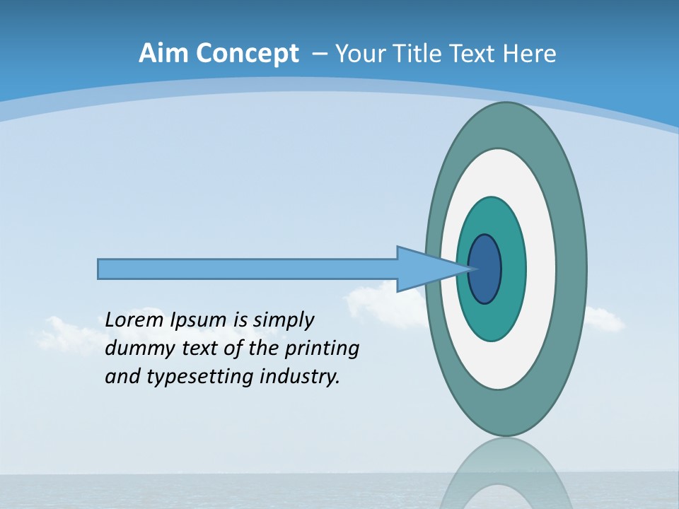 Sky Outdoor Beauty PowerPoint Template