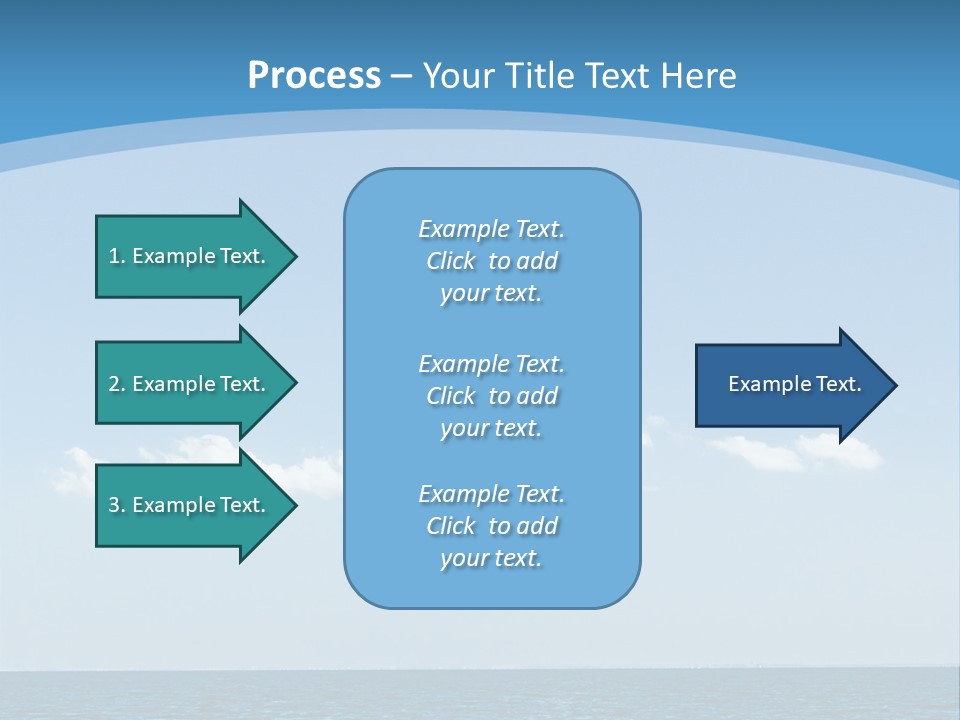 Sky Outdoor Beauty PowerPoint Template