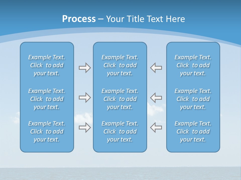 Sky Outdoor Beauty PowerPoint Template