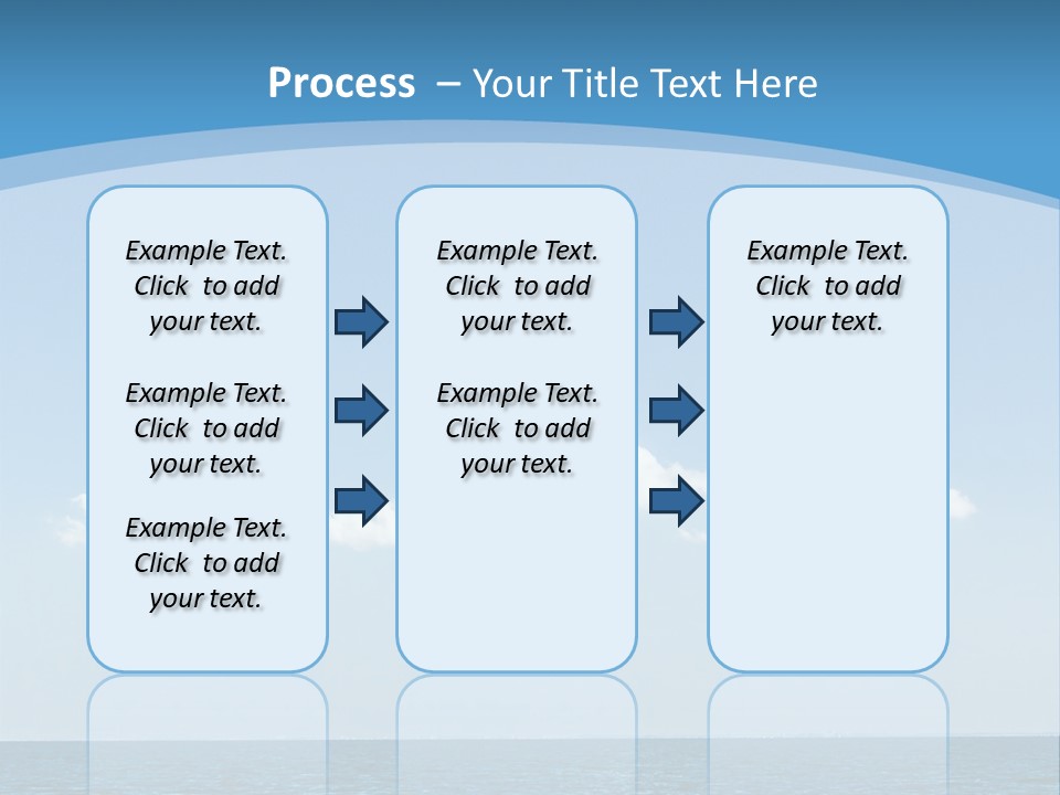 Sky Outdoor Beauty PowerPoint Template