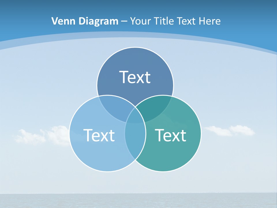 Sky Outdoor Beauty PowerPoint Template