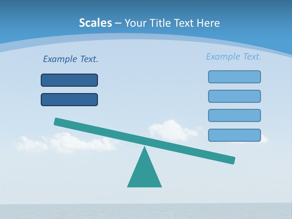 Sky Outdoor Beauty PowerPoint Template