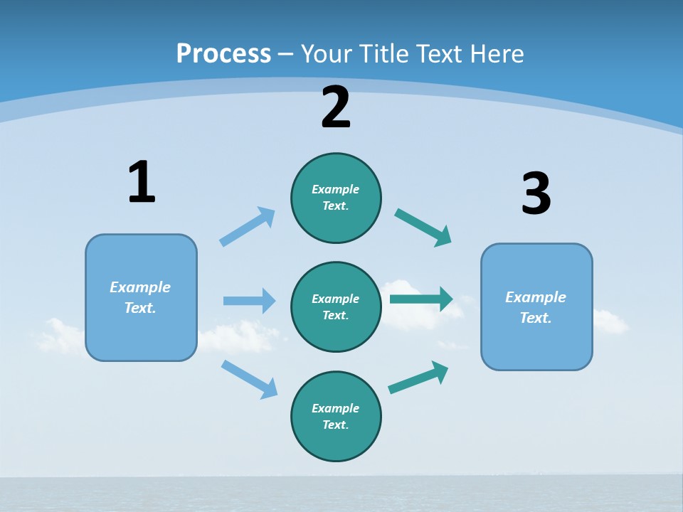 Sky Outdoor Beauty PowerPoint Template