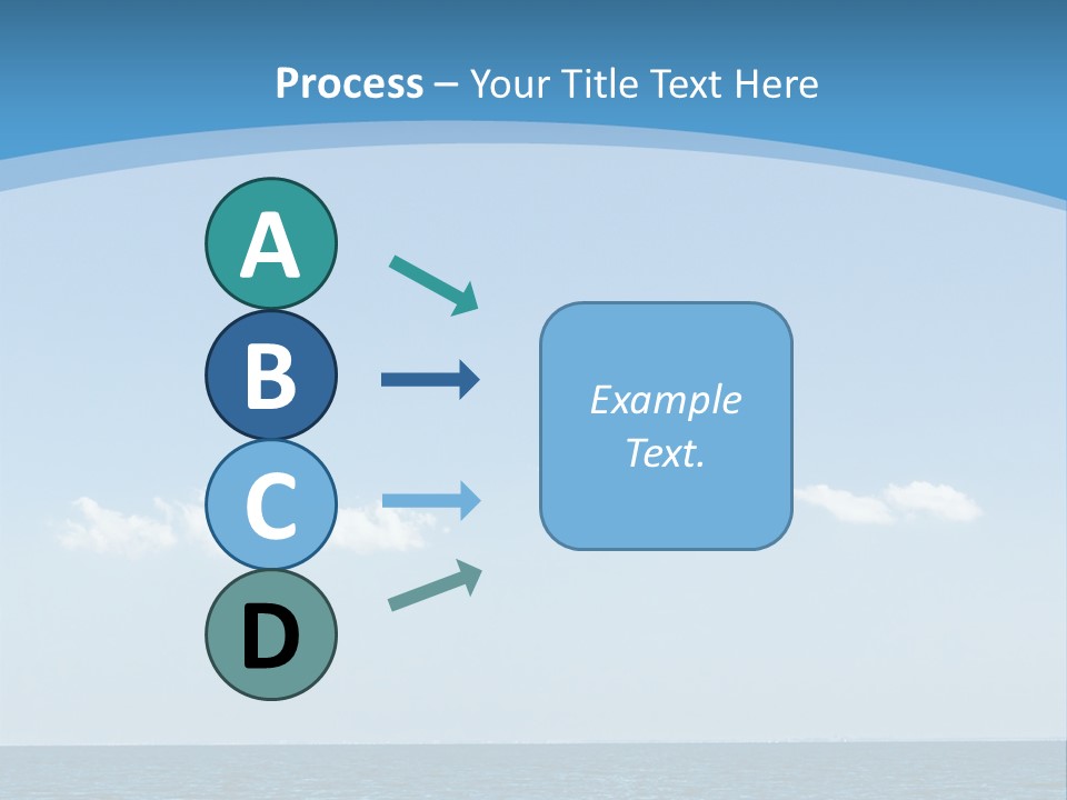 Sky Outdoor Beauty PowerPoint Template
