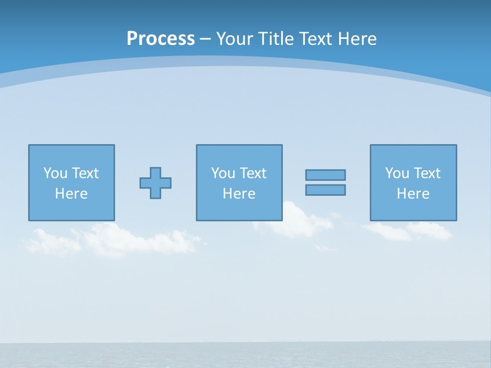 Sky Outdoor Beauty PowerPoint Template