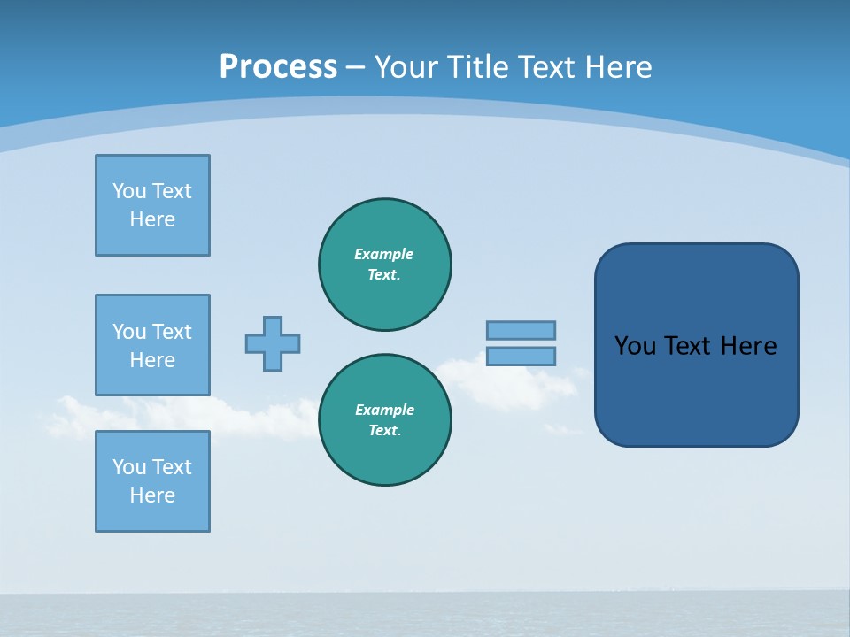 Sky Outdoor Beauty PowerPoint Template