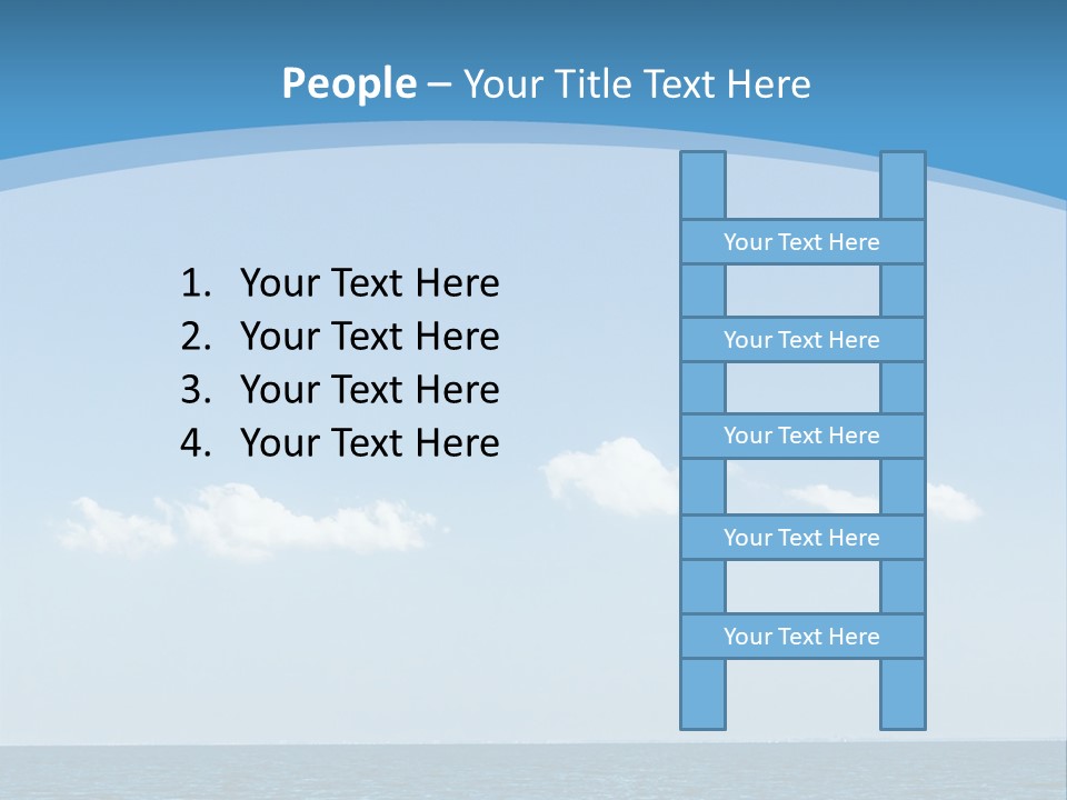 Sky Outdoor Beauty PowerPoint Template