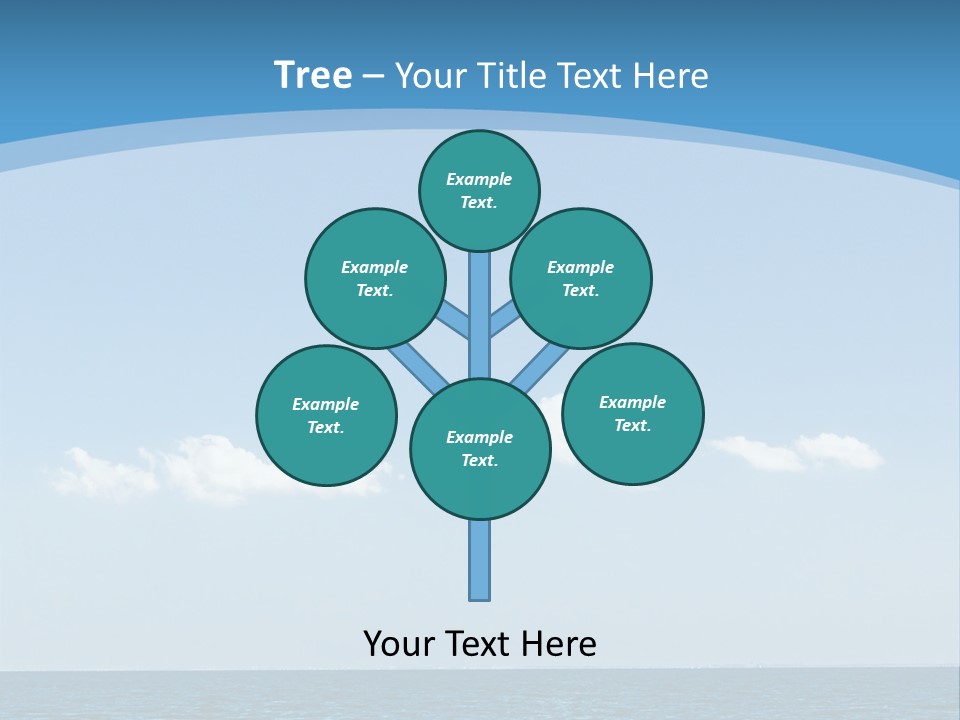 Sky Outdoor Beauty PowerPoint Template