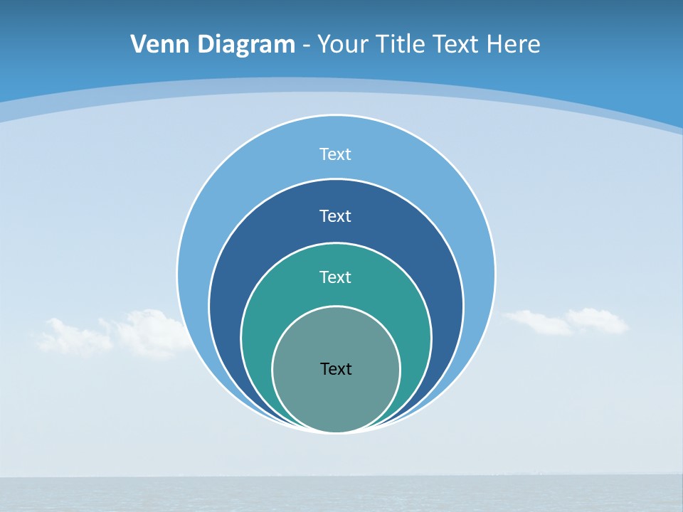Sky Outdoor Beauty PowerPoint Template