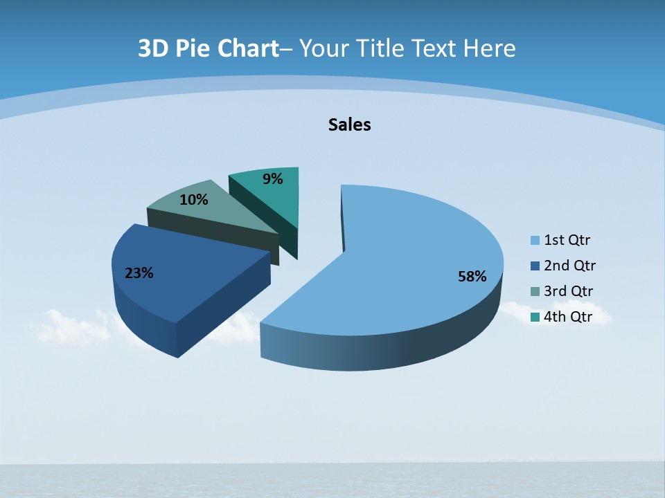 Sky Outdoor Beauty PowerPoint Template