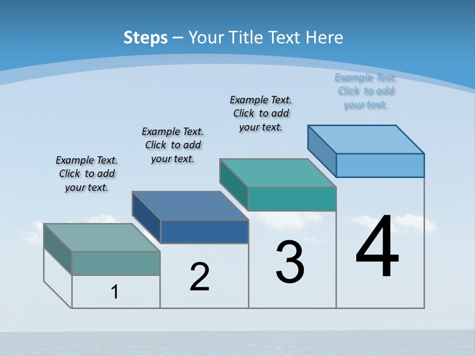 Sky Outdoor Beauty PowerPoint Template