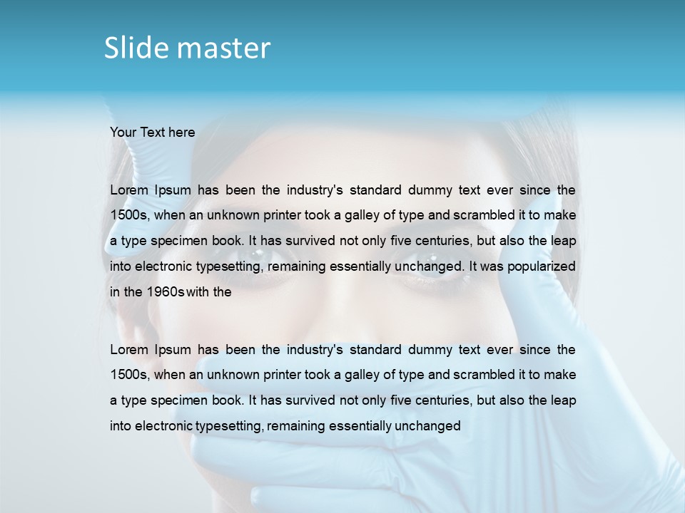 Medical Face  PowerPoint Template