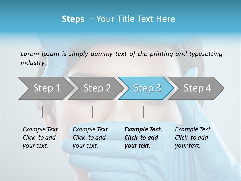 Medical Face  PowerPoint Template