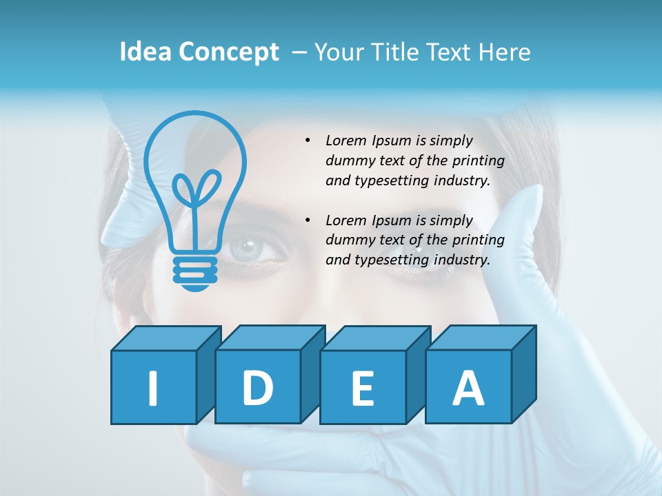 Medical Face  PowerPoint Template