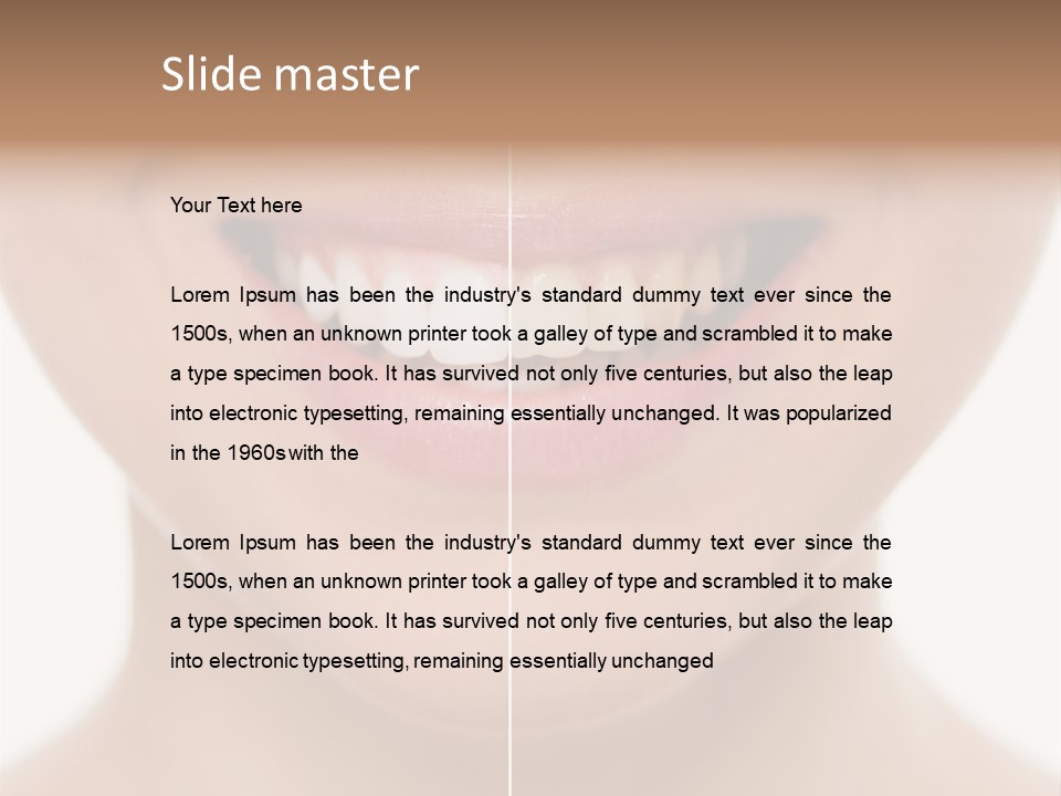 Protection Treatment Whiten PowerPoint Template