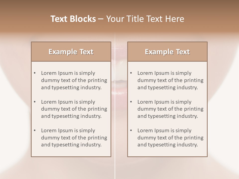 Protection Treatment Whiten PowerPoint Template