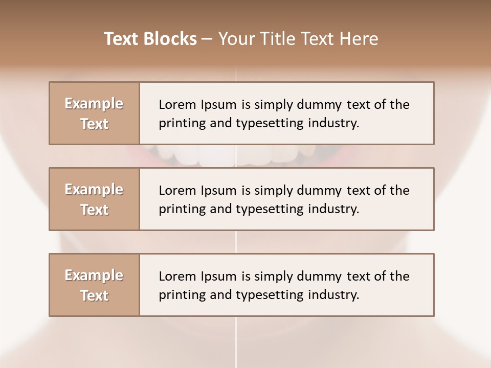 Protection Treatment Whiten PowerPoint Template