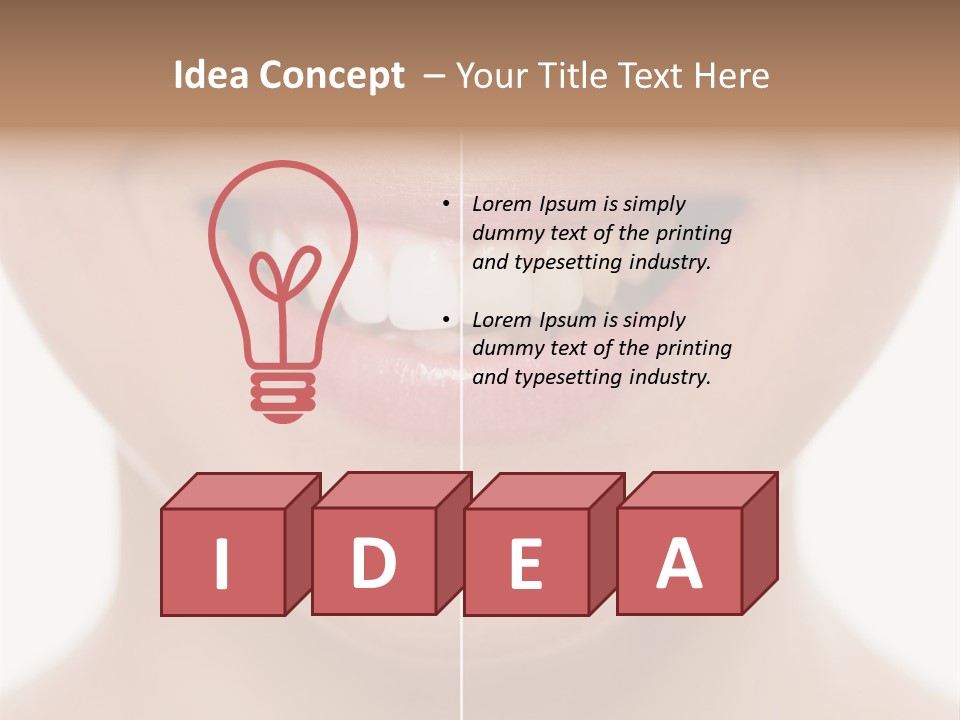 Protection Treatment Whiten PowerPoint Template