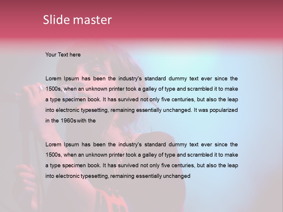 Chvrches Festival Girlfriend PowerPoint Template