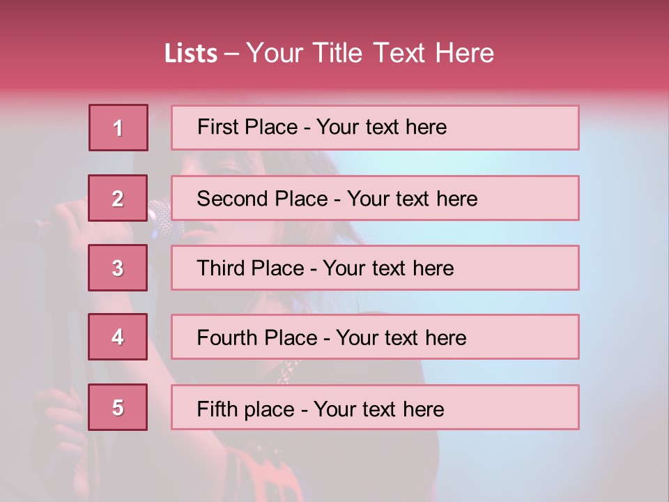 Chvrches Festival Girlfriend PowerPoint Template