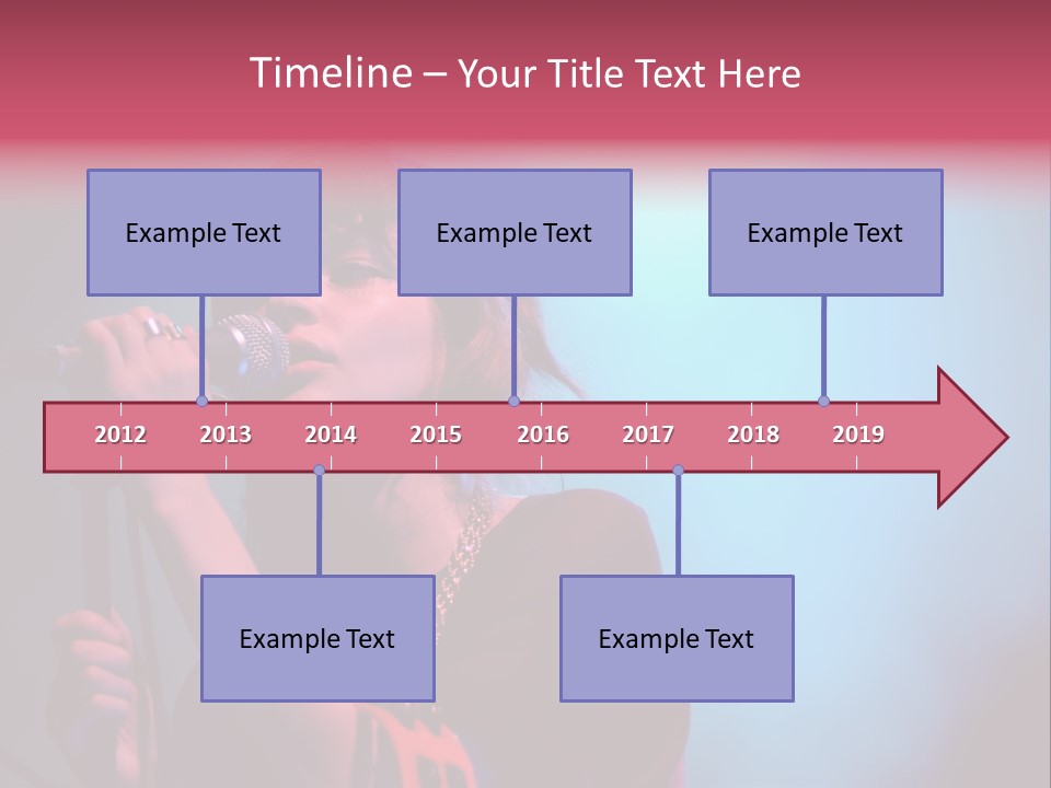 Chvrches Festival Girlfriend PowerPoint Template