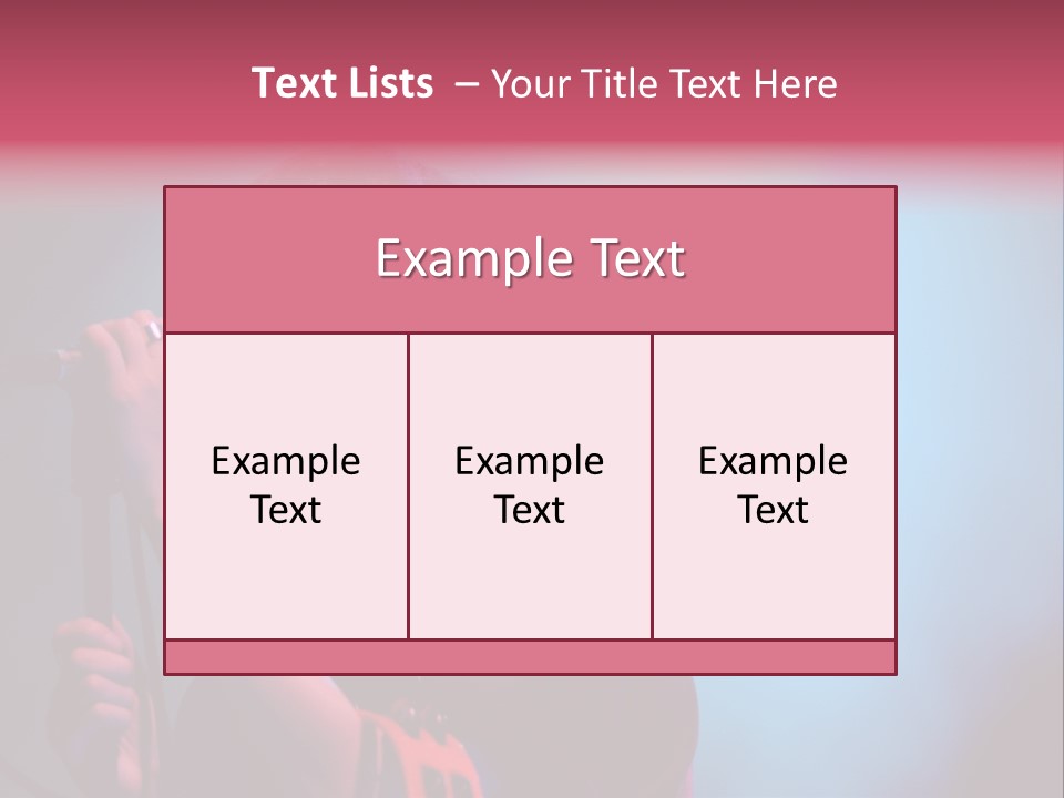 Chvrches Festival Girlfriend PowerPoint Template