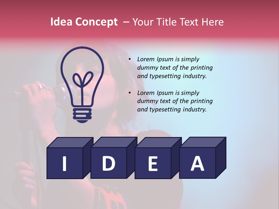 Chvrches Festival Girlfriend PowerPoint Template