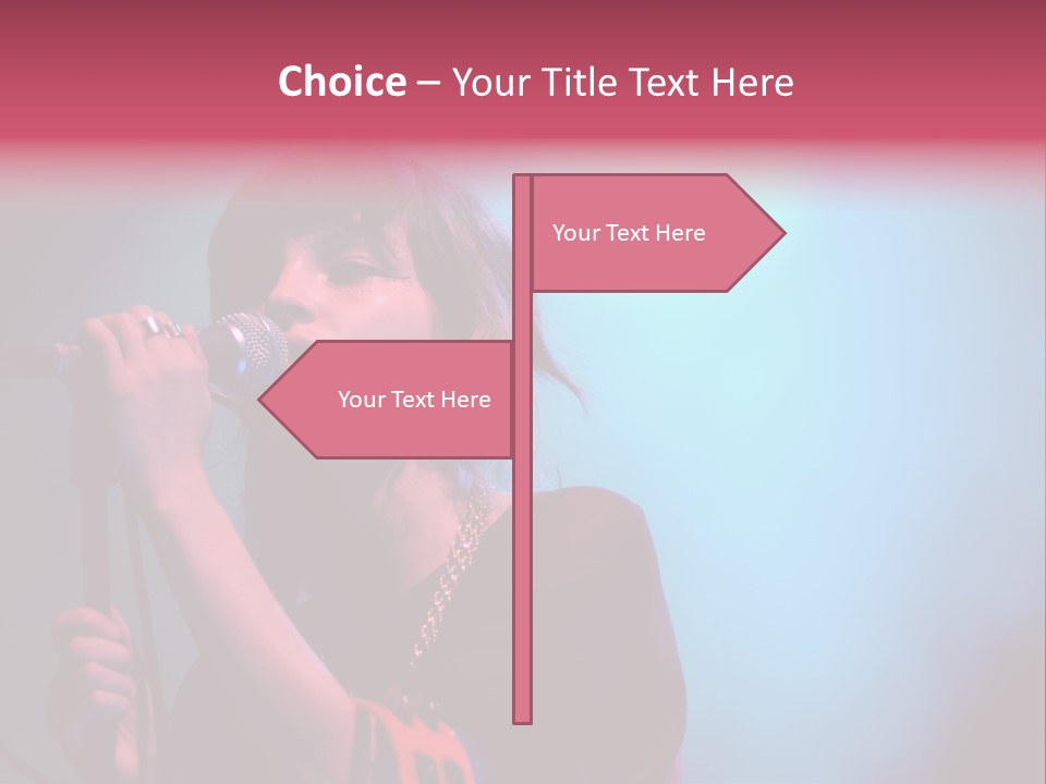 Chvrches Festival Girlfriend PowerPoint Template