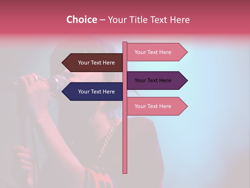 Chvrches Festival Girlfriend PowerPoint Template