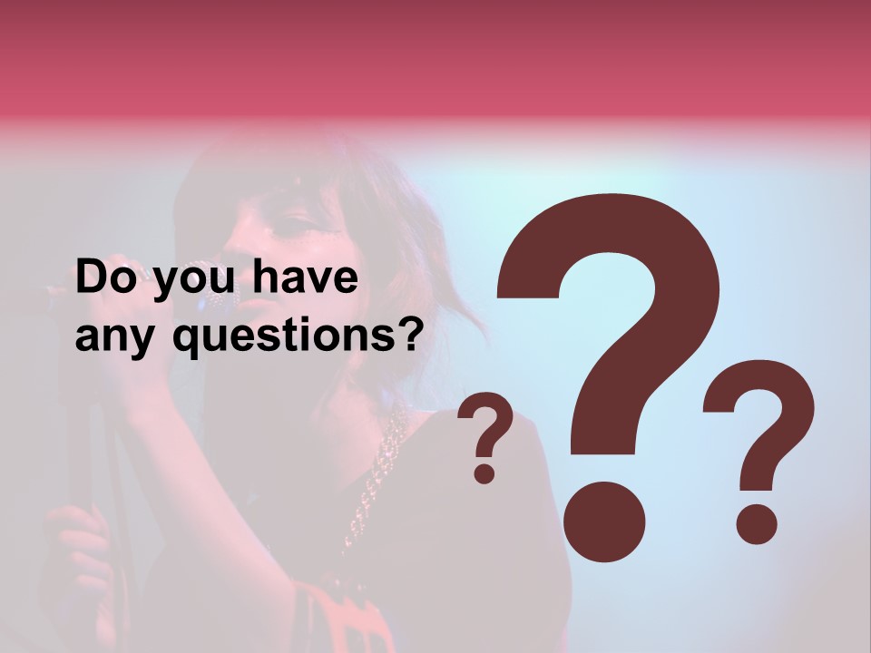 Chvrches Festival Girlfriend PowerPoint Template